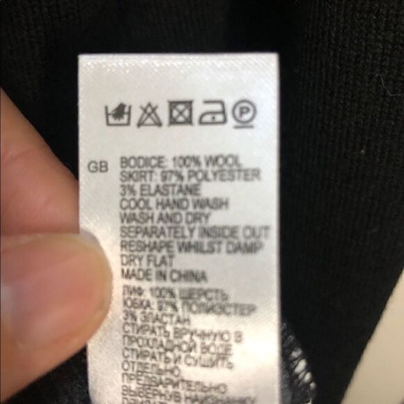 euc Reiss Houston wool sweater dress US size 8 - Picture 7 of 10